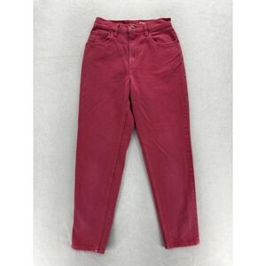 Vintage Levi's 551 Relaxed Tapered Jeans Womens 8 Pink High Rise Denim 90s Pants